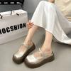 Fashion Hot Selling 2025 New Flats Platform Slippers Women Heeled Sandals Casual Shoes New Trend Comfort Mary Janes Shoes Flip Flops