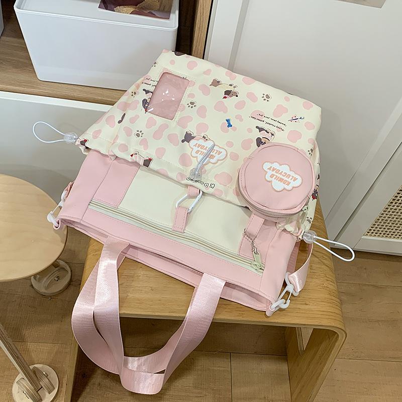 Japanese Ins Cute Girl Joker High Capacity Junior and Senior High School Students' Schoolbags Leisure Backpacks Tide Backpack.
