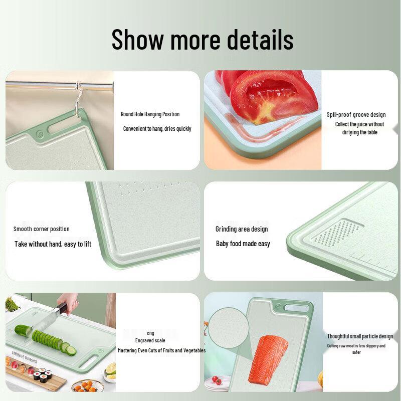 Konbach Antibacterial Double-Sided Cutting Board