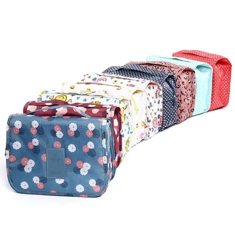 High Capacity Waterproof Travel Makeup Cosmetic Toiletries Storage Bag Ladies Beauty Neceser Organizer
