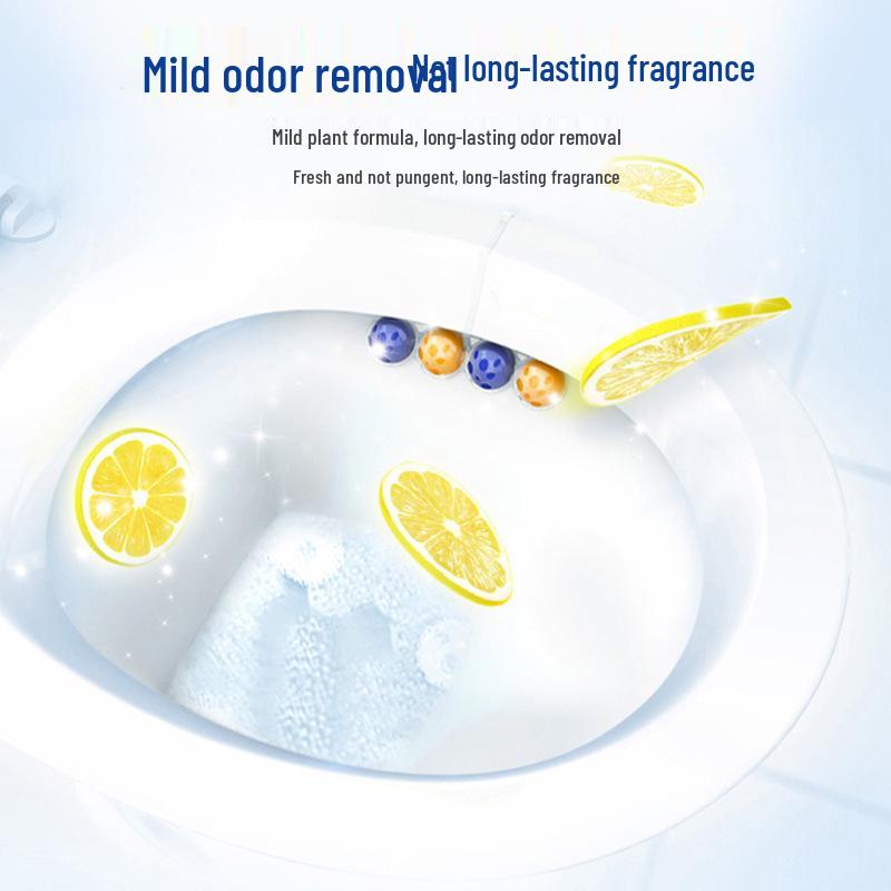Wall-Mounted Magic Ball Toilet Cleaner: Descaling, Bleaching, and Deodorizing for Fresh Bathrooms