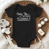 Get Promoted To Grandparents Funny Family Grandparent Announcement Baby Bodysuit