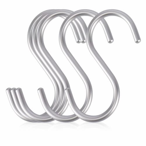 

Labato S-Hooks, Universal S-Hooks, 15kg Weight Capacity, Set of 5, S-Hooks, Hanging Hooks, Curtain Hooks, Accessories Hooks, Stylish, Rust-Resistant,