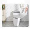 Stretch Velvet Toilet Lid Cover and Toilet Tank Lid Cover, Bathroom Toilet Lid Cover Set with Elastic Bottom, Machine Wash
