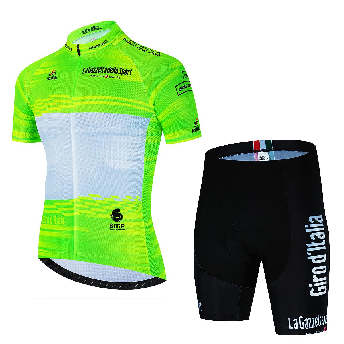 

2026 Bicycle Sweatshirt Set Maillot Ciclismo Hombre Bicycle Clothing Summer Breathable Short Sleeve Quick Drying Bicycle Set Asian Size - 3XL