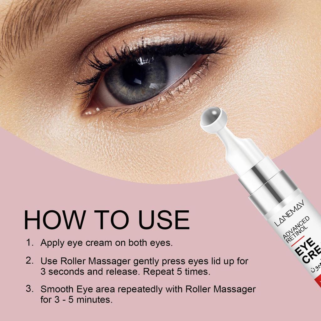 Eye Cream-Deeply Hydrates Moisturizes, Smooth And Repair The Eyes-Suitable For All Skin Types, 15ml