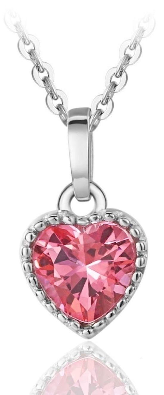 

Женское ожерелье EverFlawless Heart с покрытием из 18-каратного белого золота с натуральным топазом, в комплекте с подарочной упаковкой, набор из 3 предметов