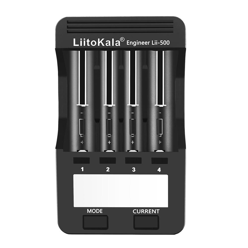 

LiitoKala Lii-500 Portable Lithium Battery Charger with LCD Capacity Test Display