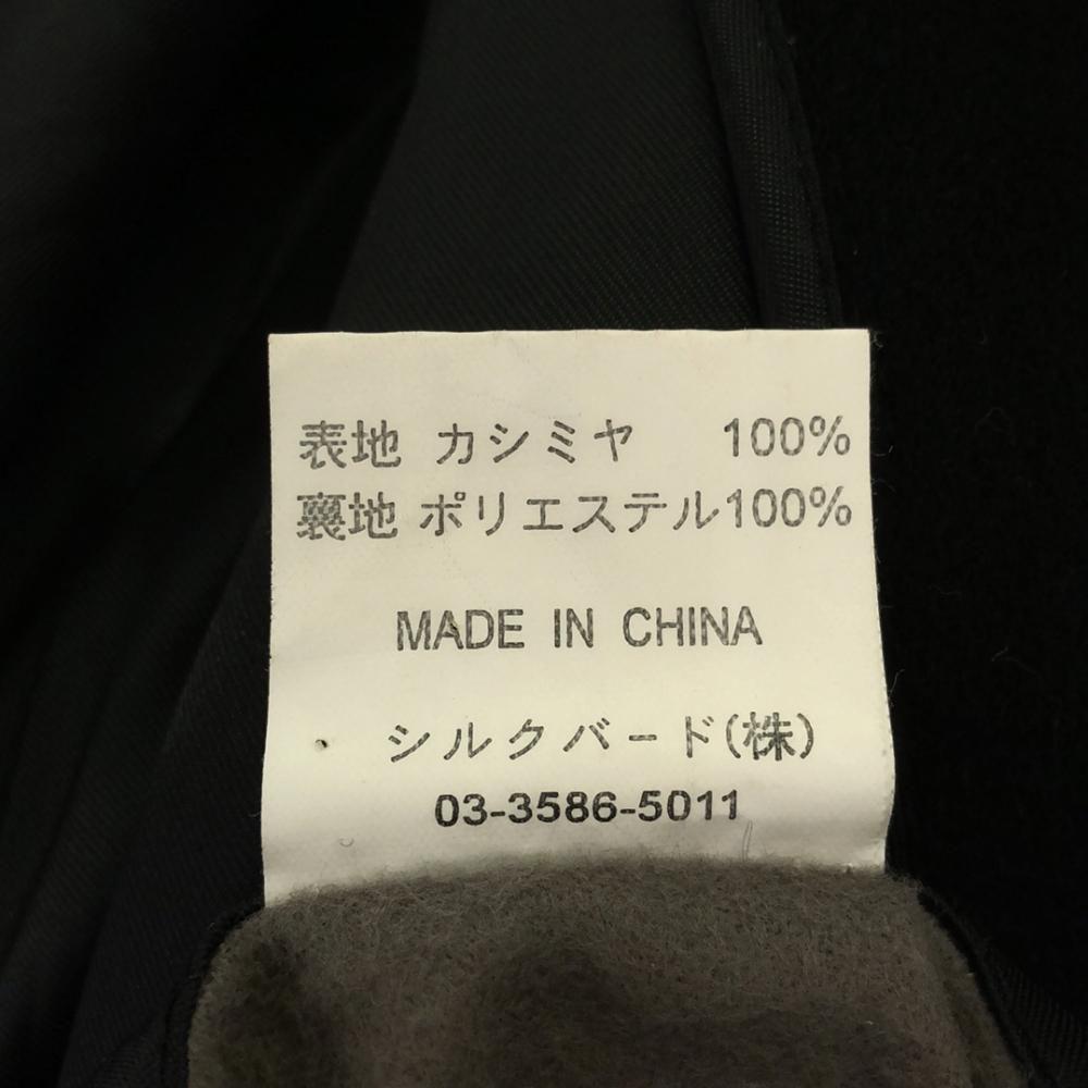 BELTA BUONO Cashmere 100% Long coat M black Lined, center vent Men's Used
