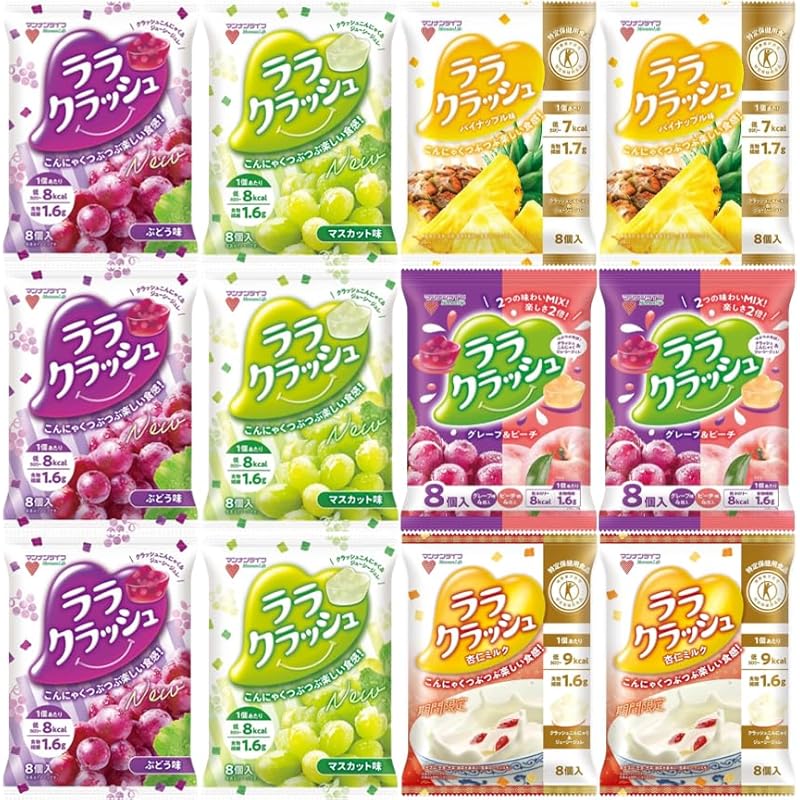 

mannan life lala crush Konjac field (12 bags 5 types assorted pack)