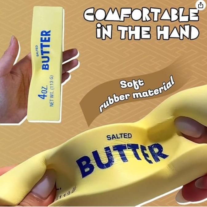 Simulation Eight-Flavor Squeezable Butter Stick Slow-Rebound Stress Relief Finger Toy Adult Birthday Party Halloween Christmas G