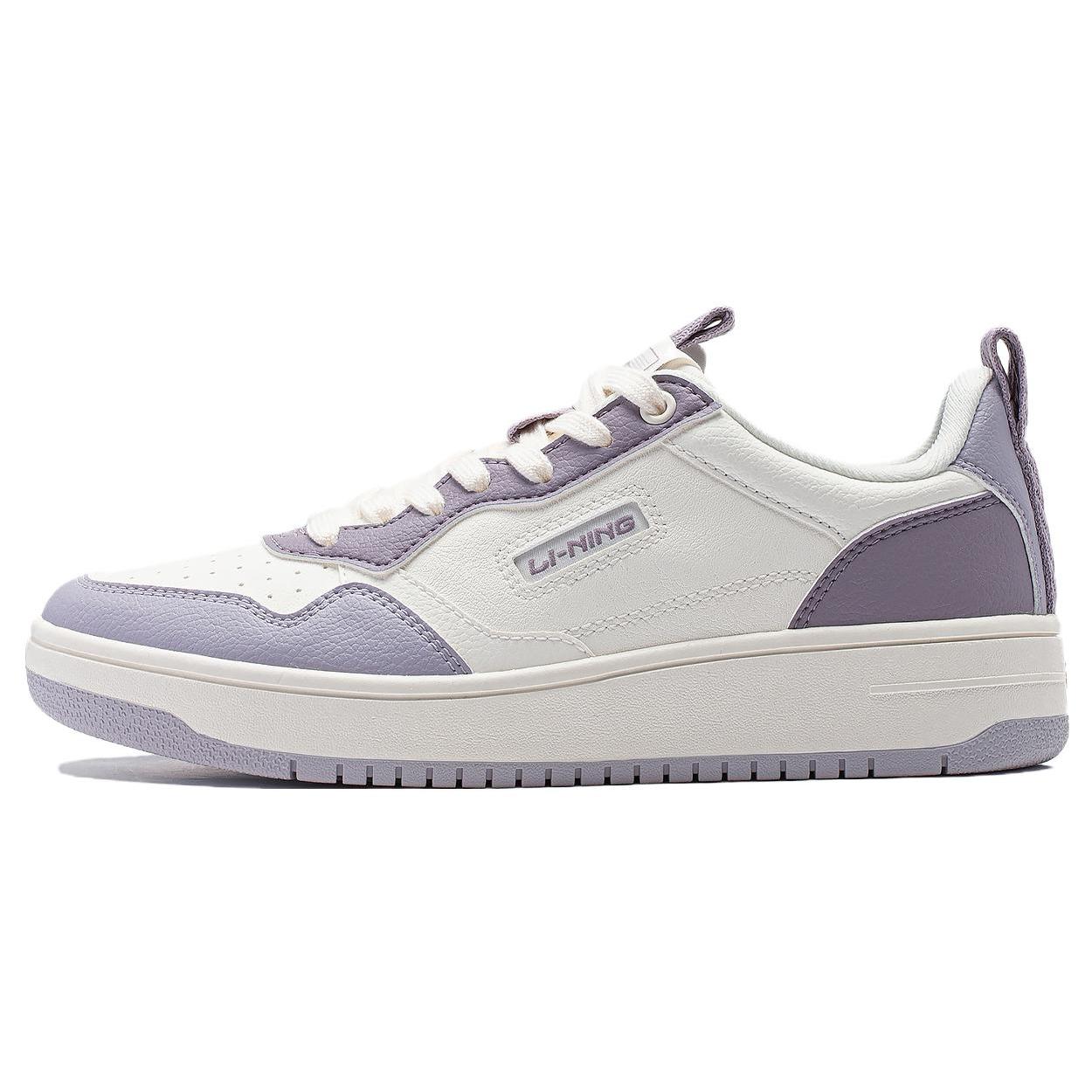 

Новые кеды для скейтборда LINING Star Sugar Женские низкие фиолетовые/белые AGCT472-4 37