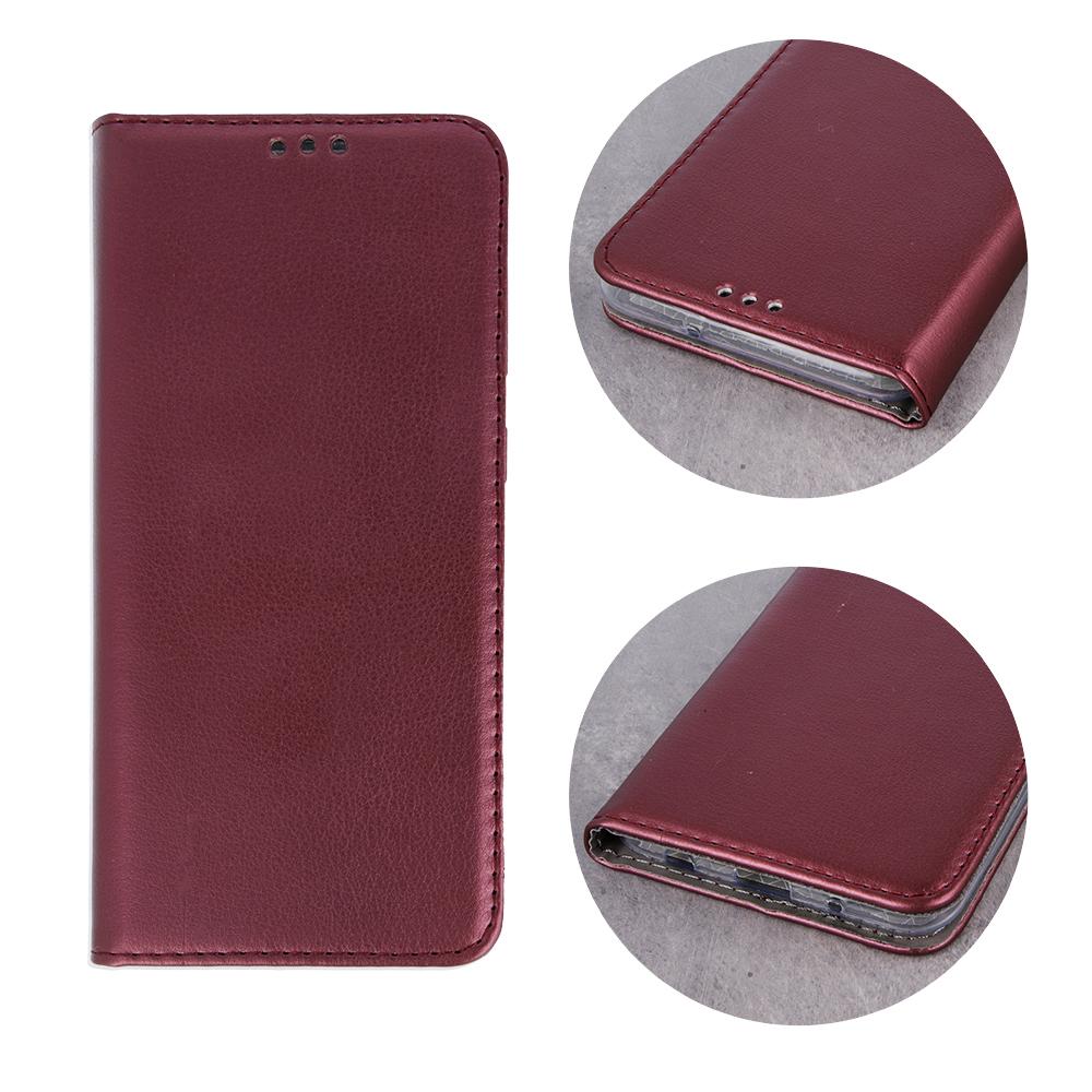 Etui Smart Magnetic Do Honor 600 / 600 Pro Burgundowe