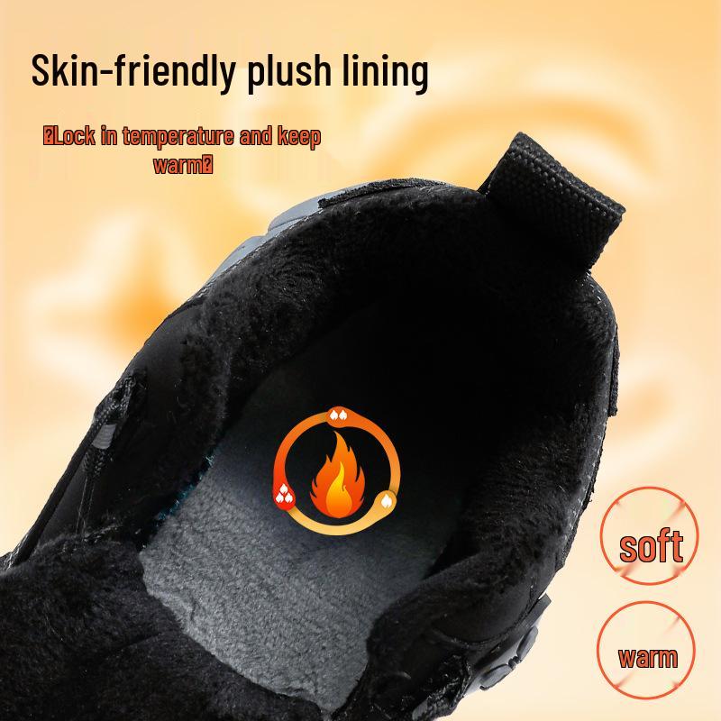 Bobodou Kids' Plus Velvet Winter Running Shoes for Boys and Girls (2025)