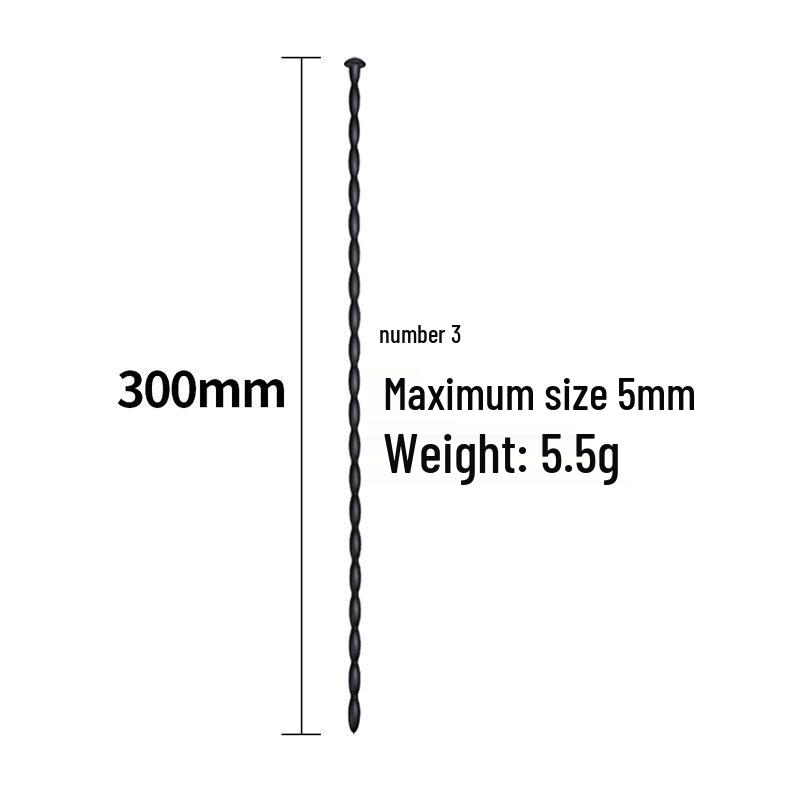 Silicone Urethral Plug and Stimulator for Men