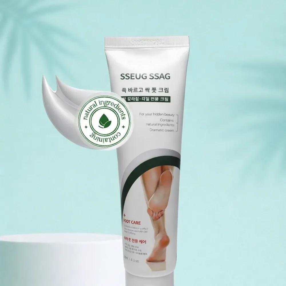 Premium Foot Moisturizing and Exfoliating Sseukssak Foot Cream Tube Type 125ml