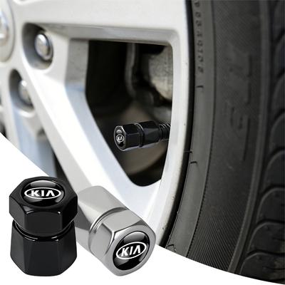 4Pcs Car Tire Valve Caps Metal Wheel Dust Covers Accessories For GT Line Forte Seltos Sportage Ceed Soul Cerato Sedona Fort