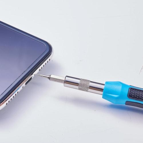 MECHMAX 51-Piece Magnetic Precision Screwdriver Bit Set with Pentalobe Bits for Apple iPhone, MacBook, Switch, Wii, PS5, Xbox, Smartphones, Laptops, T