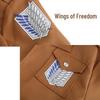Attack On Titan Survey Corps Wings of Freedom Unisex Cosplay Jacket (Small)