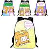 Lankybox Backpack Cartoon Schoolbag For Kids With Adjustable Padded Straps And Stylish Design