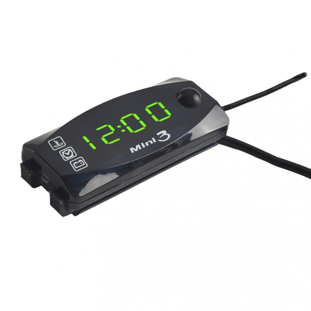 Motorrad Voltmeter Elektronische Uhr Für LED Digitalanzeige Wasserdicht
