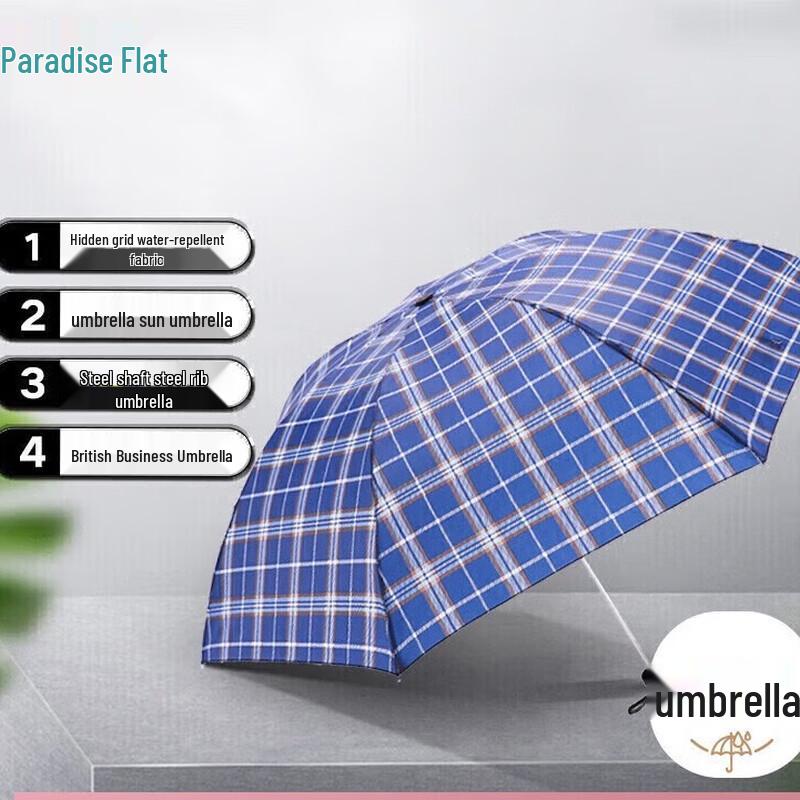 Paradise 3-Fold Steel Frame Business Umbrella