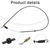 Lawn Mower Drive Cable Replacement 464 484 534 TR 81001143 Metal Cable With Plastic Cable Guide 1340mm Total Length