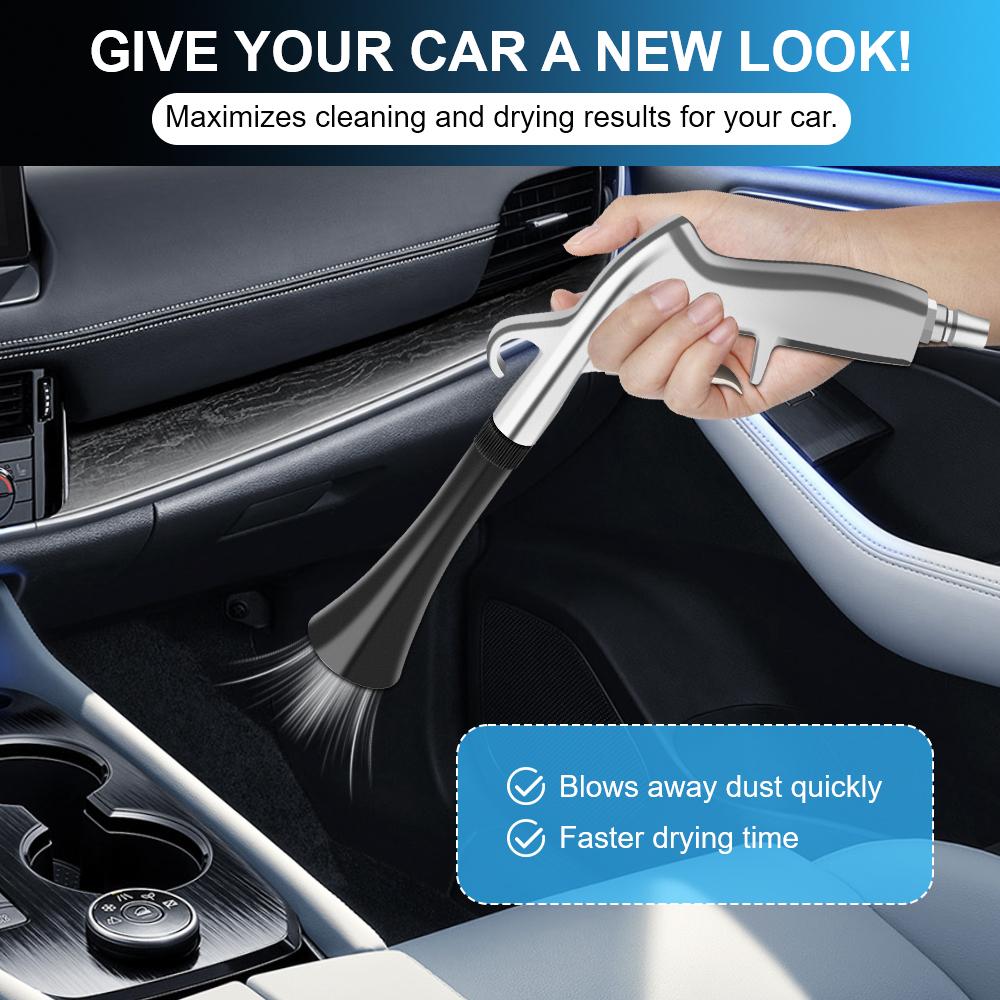Dry Cleaning Dust Blowing Interior Detailing Cleaning Tool Auto Accessories JP Type High Pressure Car Wash Gun Tornador Air Blow