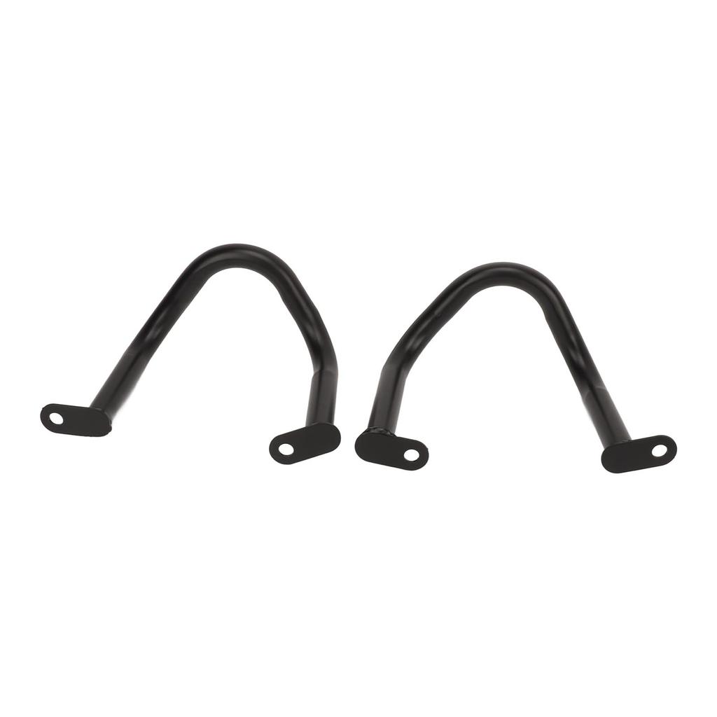 2 STÜCKE Motorsturzbügel Eisen Harteloxiert Carbon Schwarz Oberfläche für Interceptor 650 Continental 650