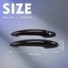 DT08 2 Pcs ABS Black Door Handle Cover for MINI Cooper S R50 R53 R56