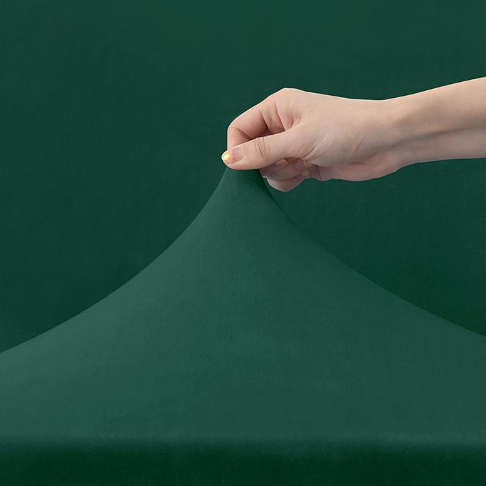 Cover For Small Armchair S, Velvet, Bottle Green
