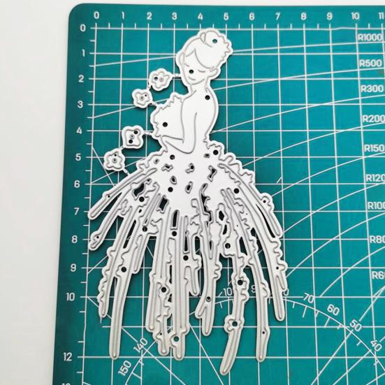 Girl Bride Cutting Die DIY Craft Scrapbooking Embossing Paper Album Stencil Mold