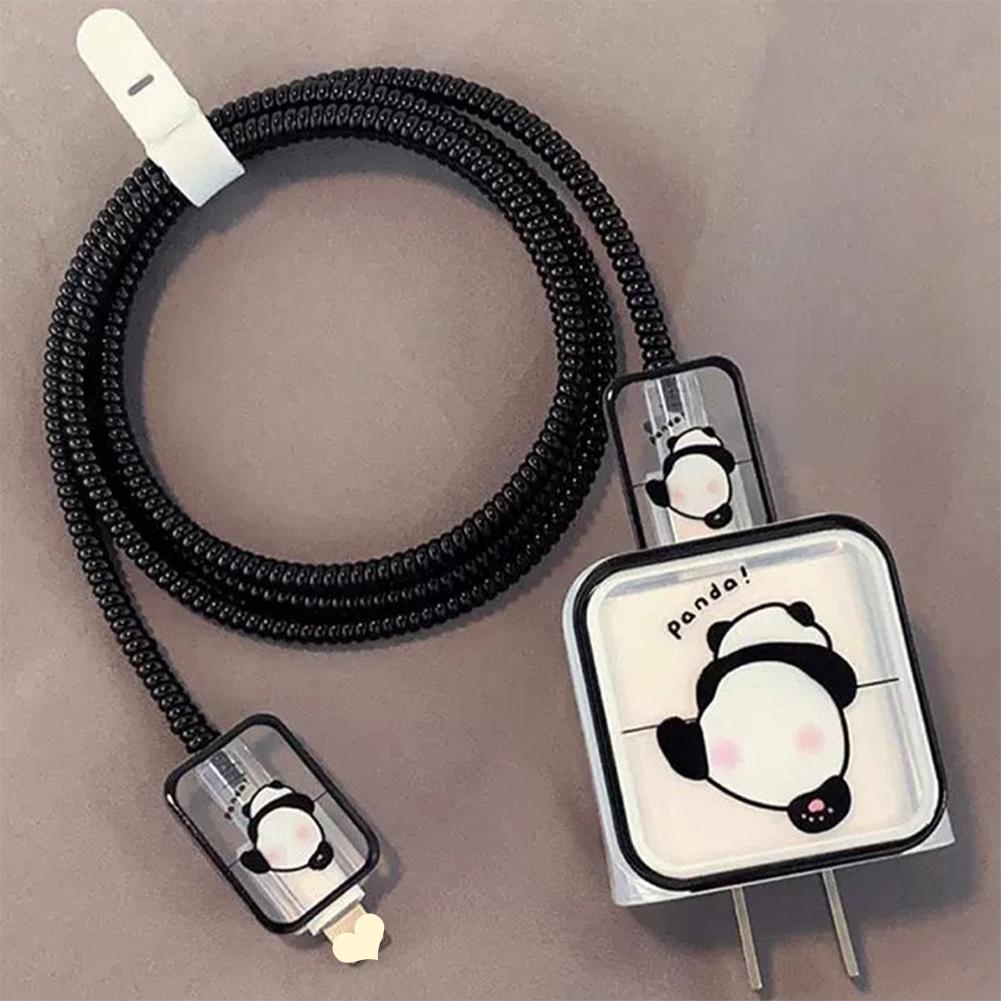 

Креативный чехол с милым рисунком для iPhone 15 14 13 Pro Max, защита для зарядного устройства 18/20 Вт, органайзер для шнура, чехол с простым линейным рисунком B