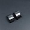 2pcs Hard Carbon Fiber Car Steering Wheel Ring Decoration For Corvette C8 20-24