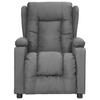 Vidaxl Foldable Armchair, Light Gray, Fabric Upholstered