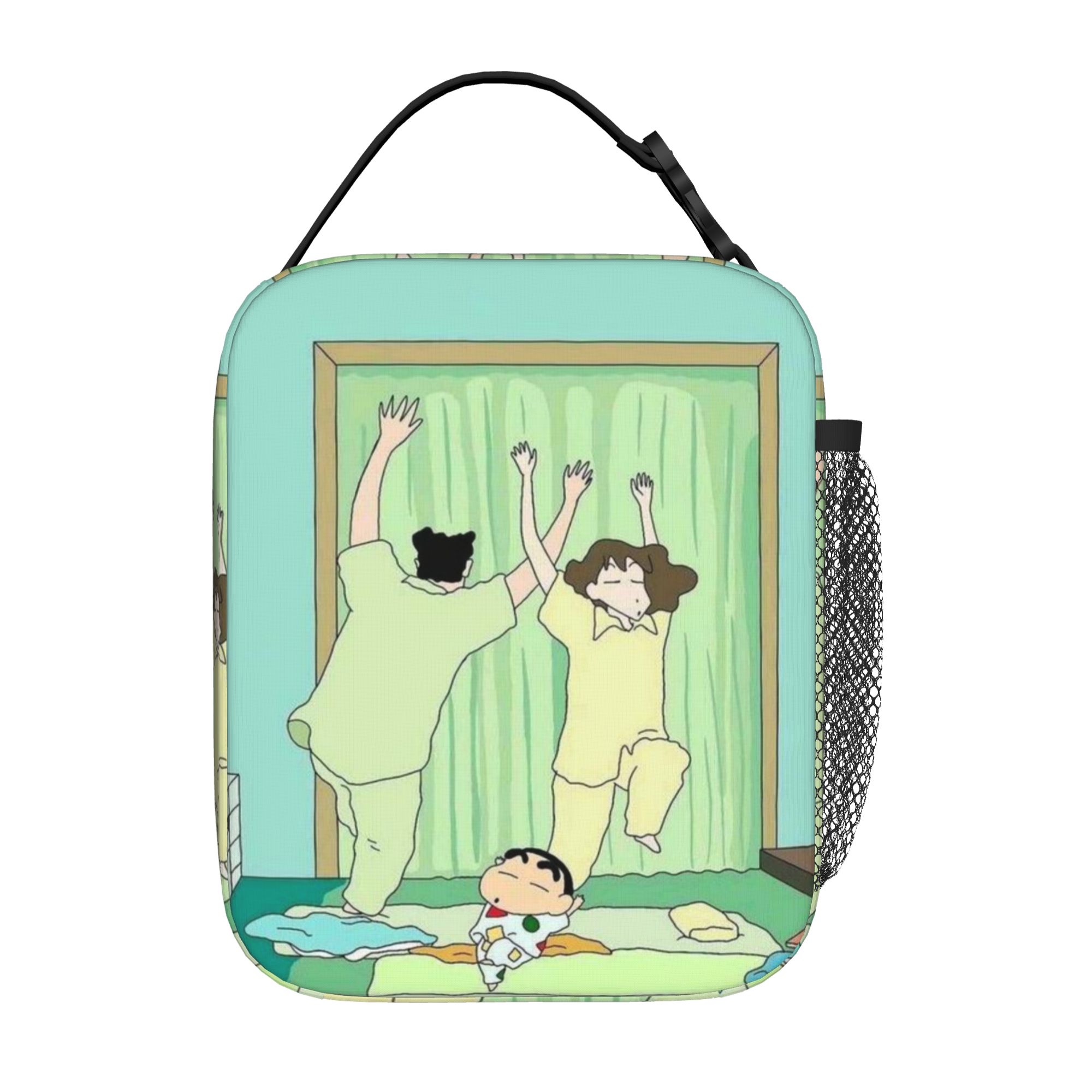 Back to school season Crayon Shin-chan Snack Bag Naughty Shin Boy (47) Fashion Fashionable Classic Food Storage Lunch Bag One Size