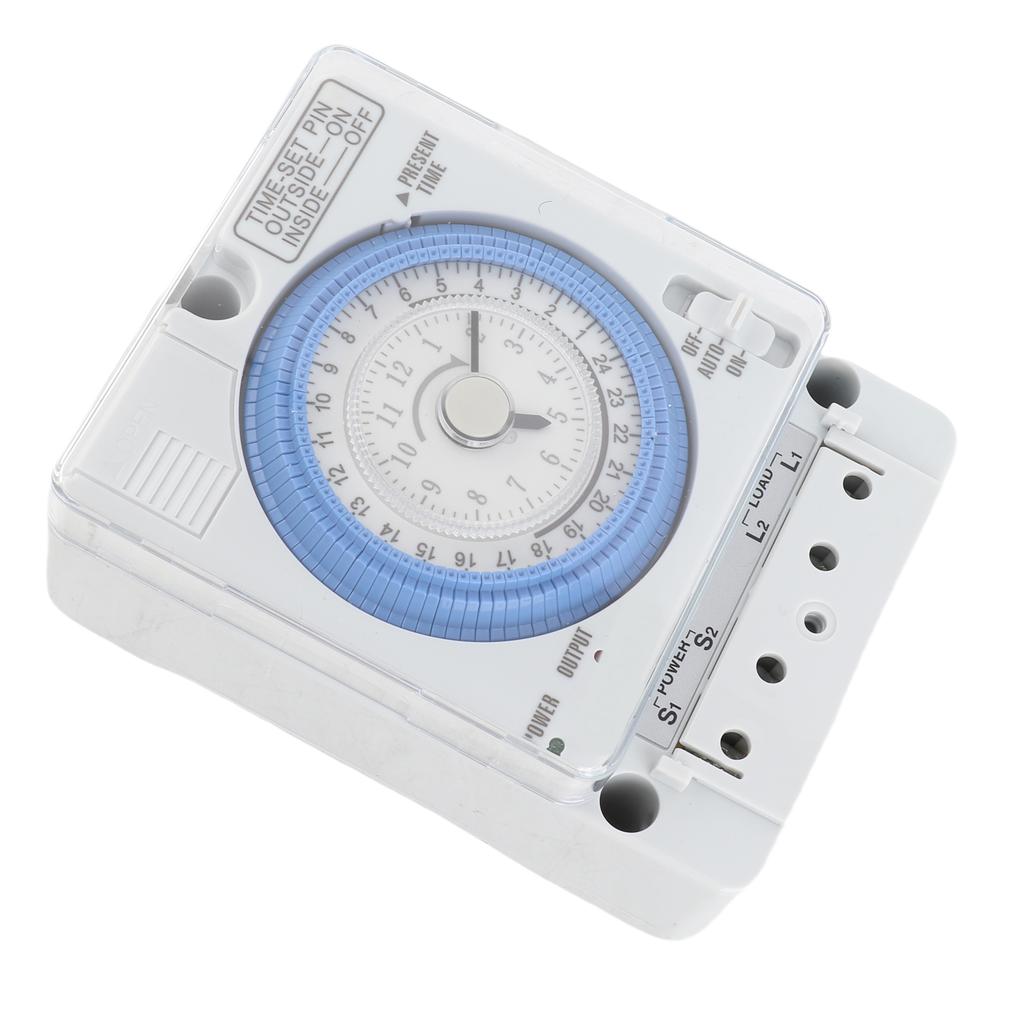 Mechanical Timer Automatic 24 Hours Low Power Consumption Time Switch for Water Heaters Breeding