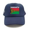Vanuatu Trucker Cap Summer Unisex Cool Country Flag Hat Baseball Caps Unisex Outdoor Mesh Net Caps