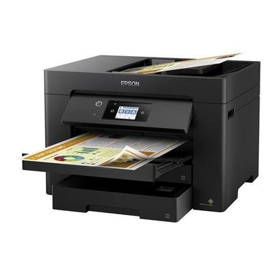 Multifunktionsdrucker – EPSON – WorkForce WF-7830DTW – WLAN – Tintenstrahl (Farbe) - Schwarz