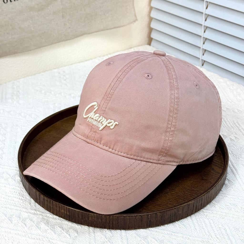 Fashion Hat early spring new big head circumference hat women's pure cotton cap couple versatile face small baseball cap men