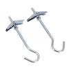 Swag Hook Deckenhaken 2 Stück 90mm Verzinkte Stahlschalenhaken