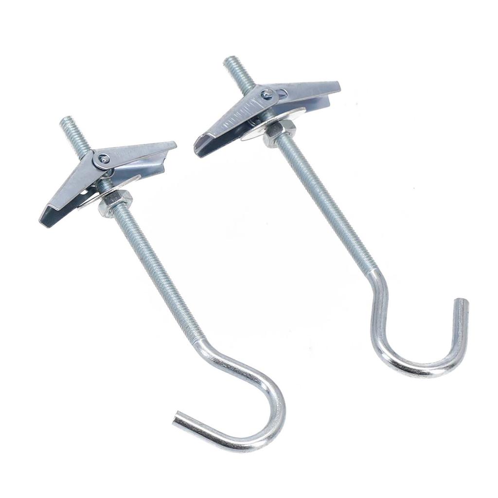 Swag Hook Ceiling Hook 2Pcs 90mm Galvanized Steel Hooks