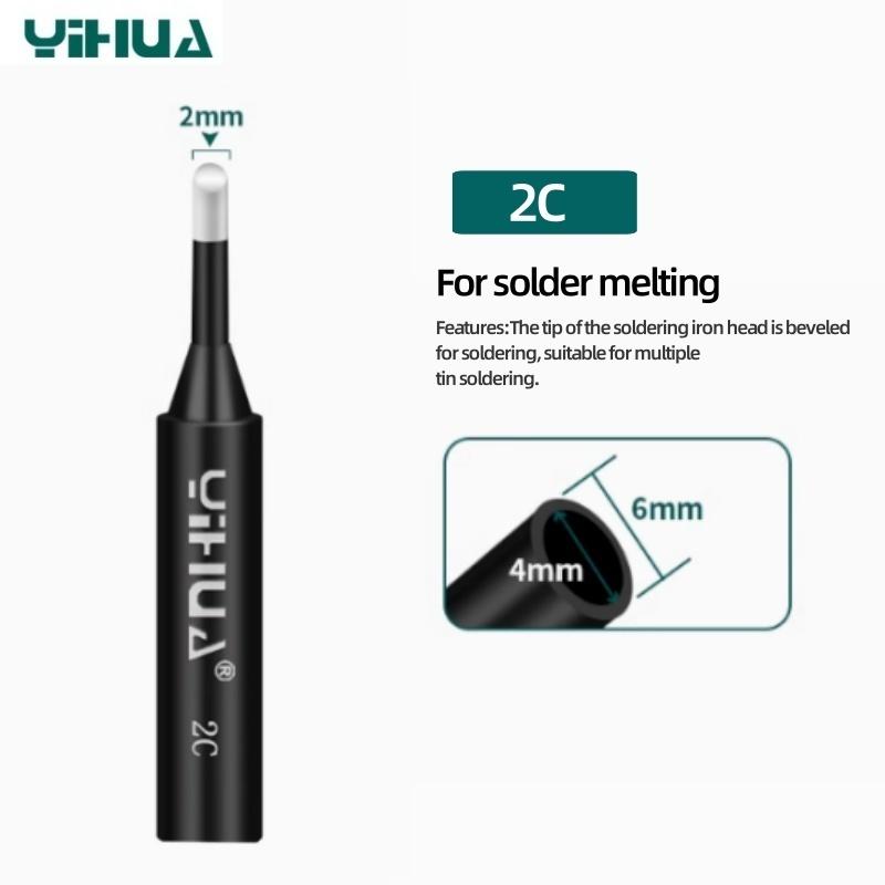 YIHUA 900M Series Soldering Iron Tips K I IS Pure Copper Lead-Free Replacement for 936 939 907 Solder Station Handle Accessories
