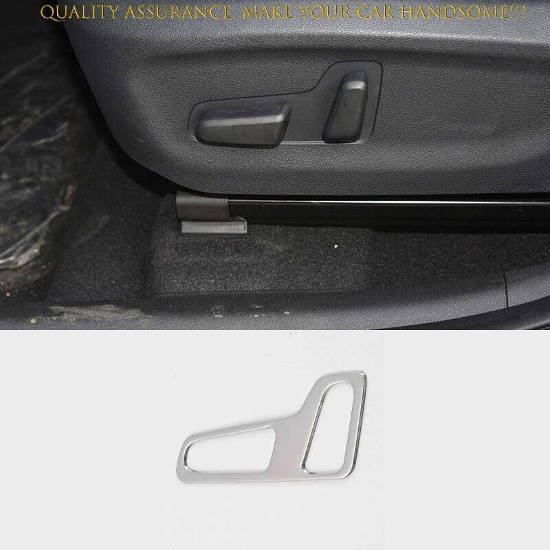 For Hyundai Kona Encino 2018-2023 Silver Titanium Power Seat Control Button Trim