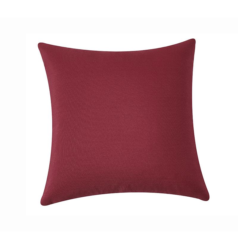 Pastoral Red Large and Small Plaid Pillowcases Simple Pinstripe Plain Pillowcases Pillow Waist Pillowcases Without Core