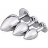 Akstore 3 Luxury jewelry design fetish butt plug(Pink)