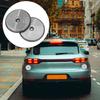 2 Pcs Round Reflector Bike Reflectors for Gate Car Mailboxes Plastic Screw On Night Riding