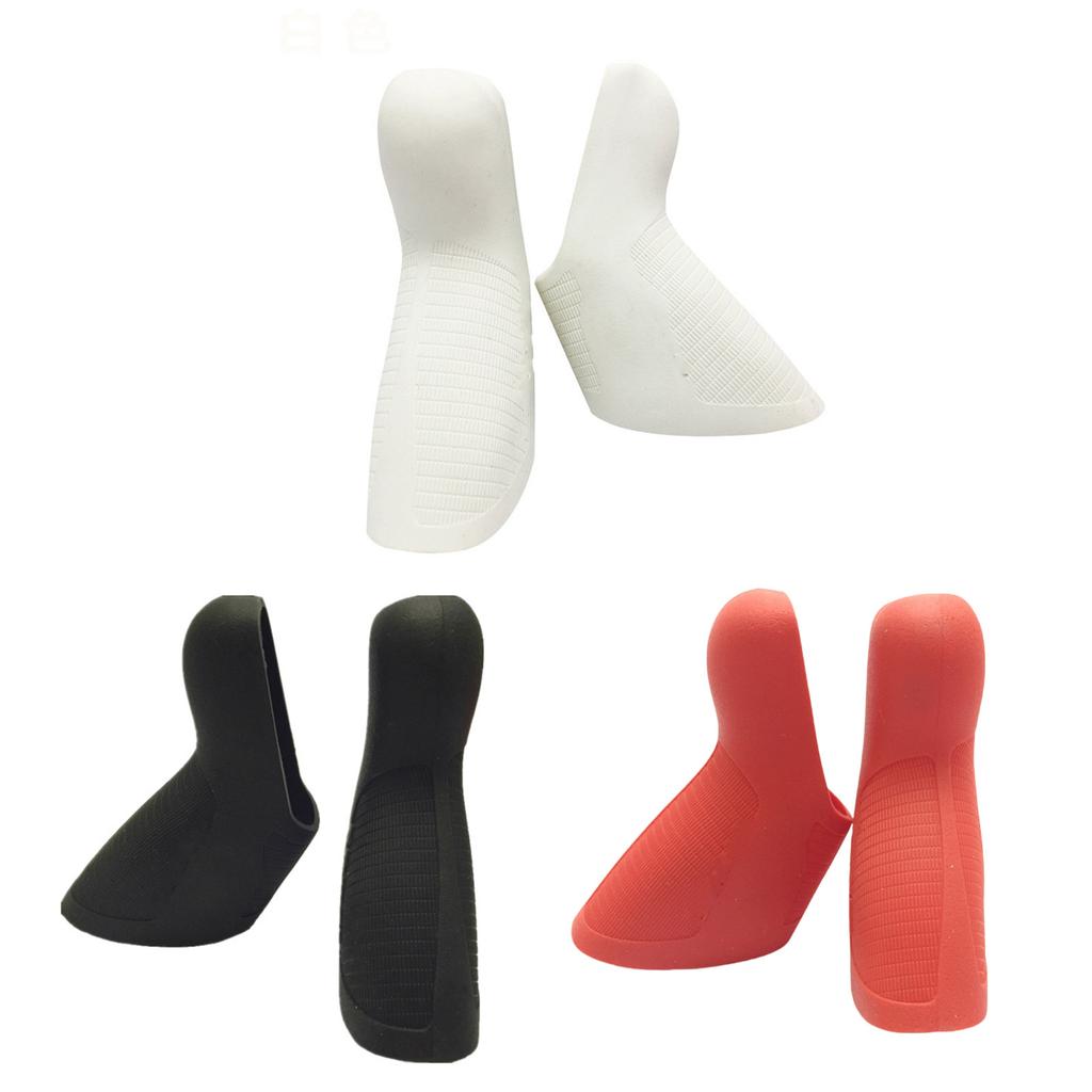 1 Pair Silicone Road Bike Brake Grip Sleeves Brake Protector for Cycling Bicycles Brake Hoods Bike Brake Levers Cover