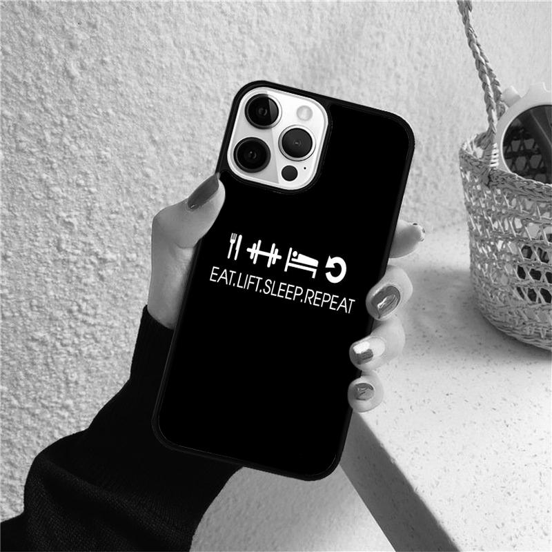 

GYM WORKOUT BODY BUILDING QUOTES Phone Case for iPhone 17 Air 16 PRO MAX 15 14 PLUS 12 11 13 Cover Fundas Shell coque iPhone 11pro