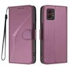 For Samsung Galaxy XCover7 Pro Case Triangle Imprint Leather Phone Cover with Lanyard